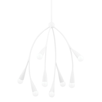 Elsa Eight Light Chandelier in Texture White (428|H689708-TWH)