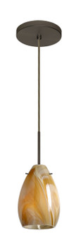 Pera One Light Pendant in Bronze (74|1BT-1713HN-BR)