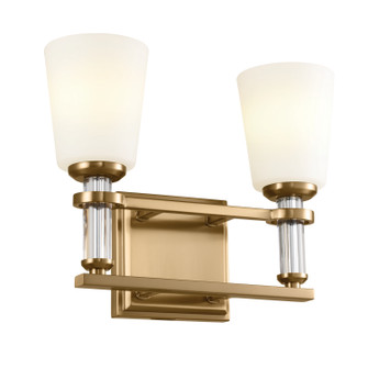 Rosalind Two Light Bath in Brushed Natural Brass (12|55146BNB)