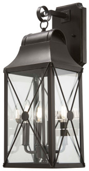 De Luz Four Light Outdoor Wall Mount in Oil Rubbed Bronze w/Gold Highlights (7|73292-143C)