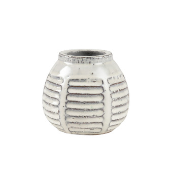 Muriel Vase in Aged White Glazed (45|S0017-8207)