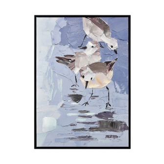 Seagull Abstract Framed Wall Art in Blue (45|S0017-10704)