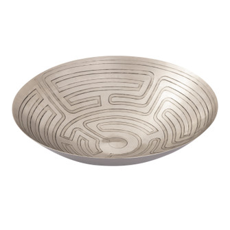 Maze Centerpiece Bowl in Antique Nickel (45|H0807-10672)