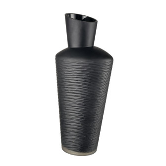 Tuxedo Vase in Black (45|H0047-10477)