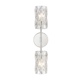 Formade Crystal Two Light Wall Sconce in Polished Chrome (45|82195/2)