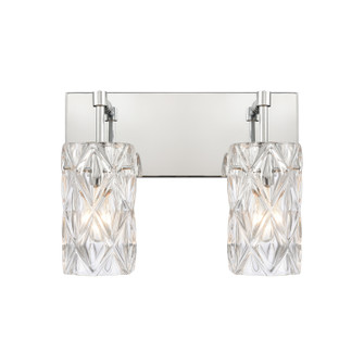 Formade Crystal Two Light Vanity in Polished Chrome (45|82191/2)