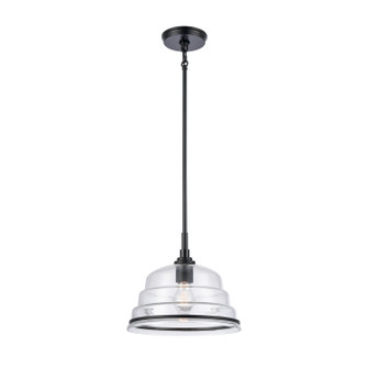 Boyer One Light Pendant in Matte Black (45|82165/1)