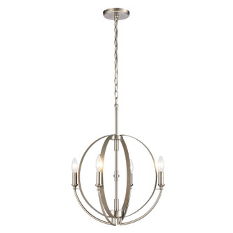 Rotunde Four Light Chandelier in Beechwood (45|81465/4)