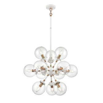 Boudreaux 12 Light Chandelier in Matte White (45|24440/12)