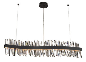 Glacier LED Island Pendant in Matte Balck (238|030258-052)