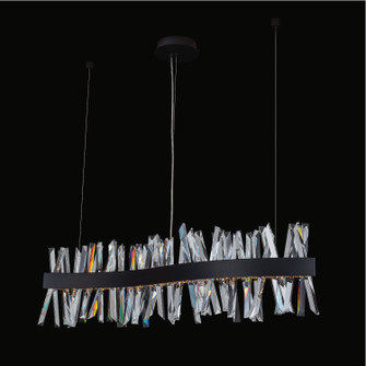 Glacier LED Island Pendant in Matte Balck (238|030250-052)