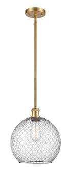 Ballston One Light Pendant in Satin Gold (405|516-1S-SG-G122-10CSN-LED)