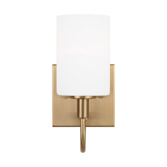 Oak Moore LED Bath Wall Sconce in Satin Brass (454|4157101EN3-848)