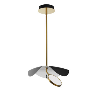 Carmen LED Pendant in Black / Gold (86|E24964-WTBKGLD)