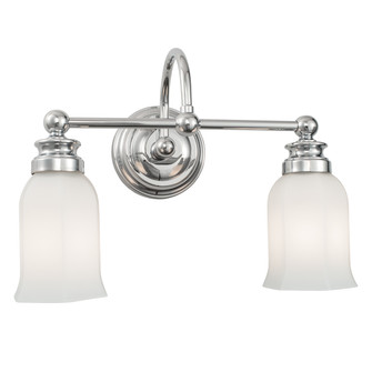 Emily 2 Light Sconce Two Light Wall Sconce in Chrome (185|8912-CH-HXO)
