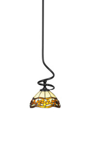 Capri One Light Mini Pendant in Matte Black (200|901-MB-9975)