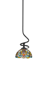 Capri One Light Mini Pendant in Matte Black (200|901-MB-9905)