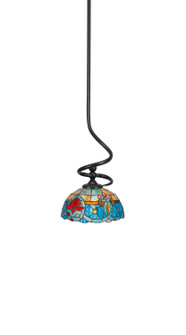 Capri One Light Mini Pendant in Matte Black (200|901-MB-9359)