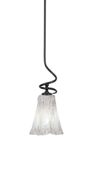 Capri One Light Mini Pendant in Matte Black (200|901-MB-729)