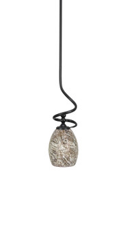 Capri One Light Mini Pendant in Matte Black (200|901-MB-5054)