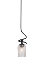 Capri One Light Mini Pendant in Matte Black (200|901-MB-4250)