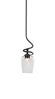 Capri One Light Mini Pendant in Matte Black (200|901-MB-210)