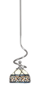 Capri One Light Mini Pendant in Brushed Nickel (200|901-BN-9485)