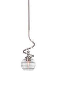 Capri One Light Mini Pendant in Brushed Nickel (200|901-BN-5110)