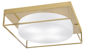 Flush Mounts Four Light Flush Mount in New Age Brass (200|858-NAB-1)