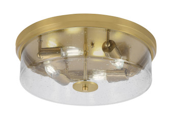 Flush Mounts Four Light Flush Mount in New Age Brass (200|837-NAB-0)