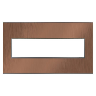 adorne Four-Gang Screwless Wall Plate in Copper (246|AWM4GCU4)