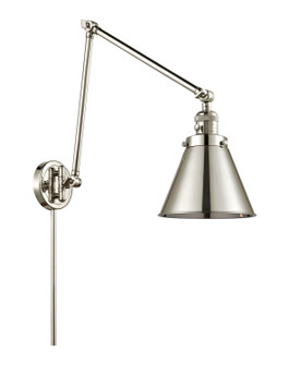 Franklin Restoration LED Swing Arm Lamp in Polished Nickel (405|238-PN-M13-PN-LED)