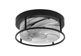 Flush Mounts Two Light Flush Mount in Matte Black (200|812-MB-9)