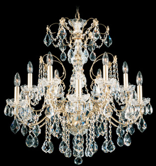 Century 12 Light Chandelier in Jet Black (53|1712-55)