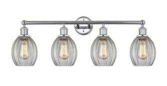 Edison Four Light Bath Vanity in Brushed Satin Nickel (405|616-4W-SN-G82)