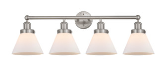 Edison Four Light Bath Vanity in Brushed Satin Nickel (405|616-4W-SN-G41)
