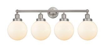 Edison Four Light Bath Vanity in Brushed Satin Nickel (405|616-4W-SN-G201-8)