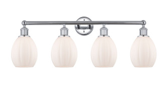 Edison Four Light Bath Vanity in Polished Chrome (405|616-4W-PC-G81)