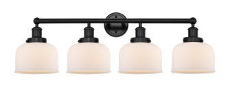 Edison Four Light Bath Vanity in Matte Black (405|616-4W-BK-G71)