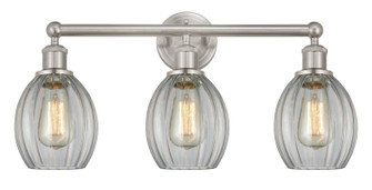 Edison Three Light Bath Vanity in Brushed Satin Nickel (405|616-3W-SN-G82)