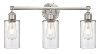 Edison Three Light Bath Vanity in Brushed Satin Nickel (405|616-3W-SN-G802)