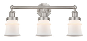 Edison Three Light Bath Vanity in Brushed Satin Nickel (405|616-3W-SN-G181S)