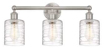 Edison Three Light Bath Vanity in Brushed Satin Nickel (405|616-3W-SN-G1113)