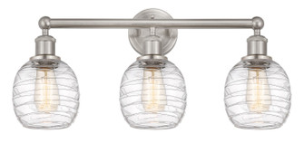 Edison Three Light Bath Vanity in Brushed Satin Nickel (405|616-3W-SN-G1013)