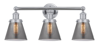 Edison Three Light Bath Vanity in Polished Chrome (405|616-3W-PC-G63)