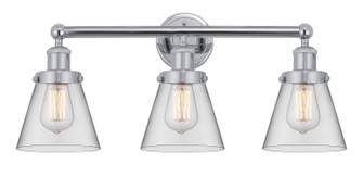 Edison Three Light Bath Vanity in Polished Chrome (405|616-3W-PC-G62)