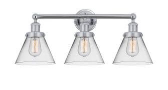 Edison Three Light Bath Vanity in Polished Chrome (405|616-3W-PC-G42)