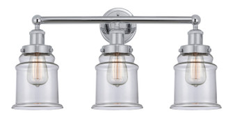 Edison Three Light Bath Vanity in Polished Chrome (405|616-3W-PC-G182)