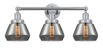Edison Three Light Bath Vanity in Polished Chrome (405|616-3W-PC-G173)