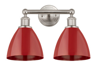 Edison Two Light Bath Vanity in Brushed Satin Nickel (405|616-2W-SN-MBD-75-RD)